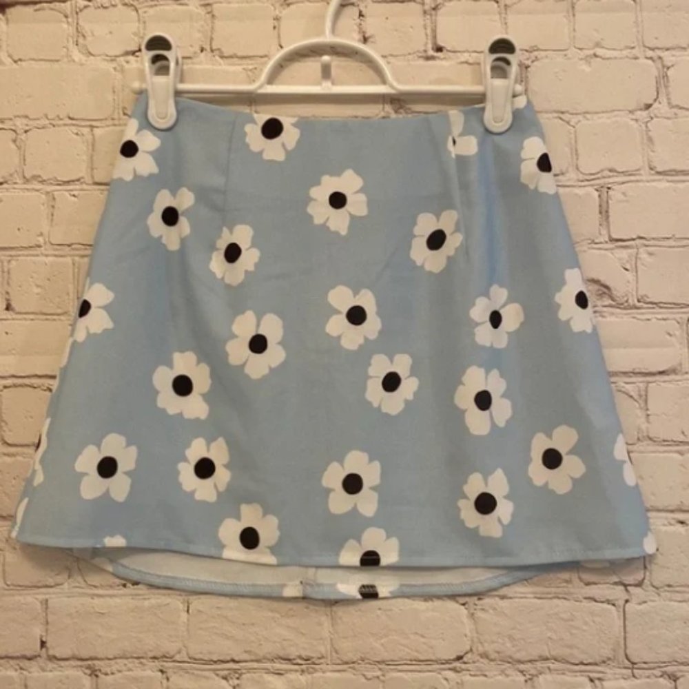 [PRINCESS POLLY] Shelly Blue Mini Skirt